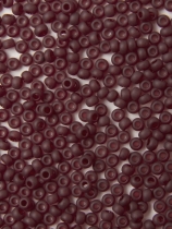 Бисер Чехия круглый 10/0 500г 90120m прозрачный матовый бордовый