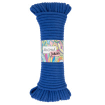 Пряжа ARACHNA " ZABAVA" 51% хлопок, 49% полиэстер 3 * 330 г ± 10 г 25 м №601 синий. Цена за упаковку 3 шт.