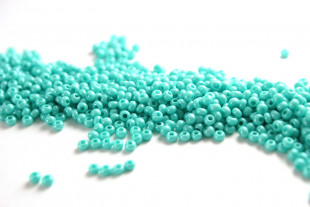 Бисер Чехия круглый 10/0 50г 16358 зелёный