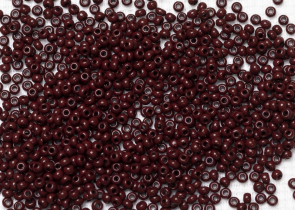 Бисер Чехия круглый 10/0 50г 13780 тёмно-коричневый