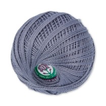 Пряжа ПНК Кирова " Ирис" 100% мерсеризованный хлопок 25 г 150 м №7004 серый. Цена за упаковку 20 шт