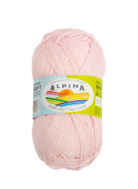 Пряжа ALPINA "BABY SUPER SOFT" 50% хлопок, 50% бамбук 10 * 50г 150 м №05 бл.розовый. Цена за упаковку 10 шт