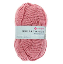 Пряжа Пехорская ПТ " Зимняя премьера" 50% мериносовая шерсть, 50% акрил 100 г 150 м №021 брусника. Цена за упаковку 10 шт