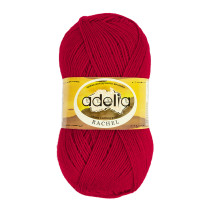 Пряжа ADELIA " RACHEL" 90% шерсть, 10% полиэстер 5 * 100 г 400 м №08 бордовый. Цена за упаковку 5 шт