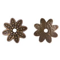 " Zlatka" Розетка для бус MFR- 02 15 х 14 мм 10 шт 04 под античную т. бронзу