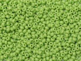 Бисер Чехия круглый 10/0 500г 53410 светло-салатовый