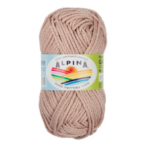 Пряжа ALPINA "GARRY" 100% мерсеризованный хлопок 10 * 50г 50 м №13 розовый кварц (бл.серо-розовый). Цена за упаковку 10 шт