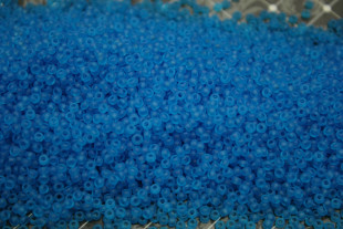 Бисер Чехия круглый 10/0 50г 60030m голубой матовый