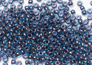 Бисер Япония круглый 11/0 250 г 0294 ежевика, окрашенный изнутри