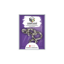 " DELFBRICK" DLM- 04 Головоломка металлическая " Петельки" 2 элемент. 