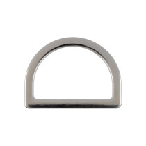 Фурнитура сумочная металл "Gamma" GH 22/25 Полукольцо литое d 25 мм №04 под никель 10 шт
