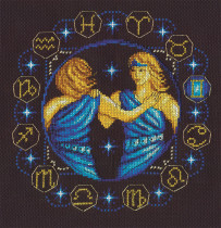 Набор для вышивания "PANNA" ZN- 0924 ( ЗН- 0924 ) " Знаки Зодиака. Близнецы" 