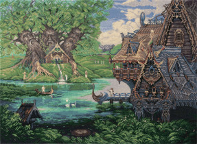 Набор для вышивания "PANNA" "Золотая серия" SO-7088 "У Святого источника"