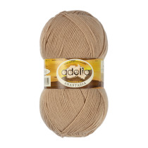 Пряжа ADELIA " ANASTASIA" 100% акрил 5 * 100 г 330 м №03 бежевый. Цена за упаковку 5 шт