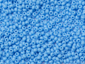Бисер Чехия круглый 10/0 50г 63020 голубой