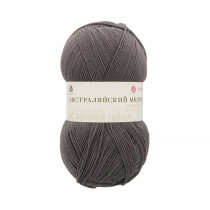 Пряжа Пехорская ПТ " Австралийский меринос" 95% мериносовая шерсть, 5% акрил 100 г 400 м №393 св. маренго. Цена за упаковку 5 шт