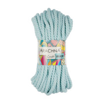 Пряжа ARACHNA " Craft Maxi" 75% хлопок, 25% фибра 3 * 268 г 15. 24 м №05 голубой. Цена за упаковку 3 шт