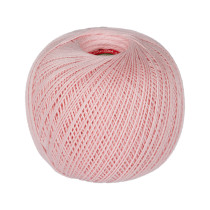 Пряжа ПНК Кирова " Роза" 100% мерсеризованный хлопок 50 г 330 м №1002 ( 023) св. розовый. Цена за упаковку 6 шт