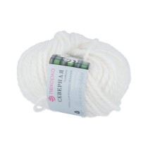 Пряжа Пехорская ПТ " Северная" 40% акрил, 30% ангора, 30% полутонкая шерсть 50 г 50 м №001 белый. Цена за упаковку 10 шт