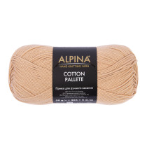 Пряжа ALPINA "COTTON PALLETE" 50% хлопок, 50% акрил 10 * 50г 205 м №06 бежевый. Цена за упаковку 10 шт