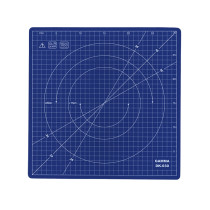 " Gamma" DK- 030 Мат для кроя вращающийся ПВХ 30 см х 30 см в пакете с картонным еврослотом синий