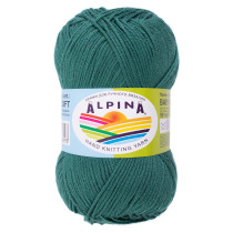 Пряжа ALPINA "BABY SUPER SOFT" 50% хлопок, 50% бамбук 10 * 50г 150 м №19 хаки. Цена за упаковку 10 шт