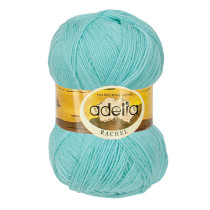 Пряжа ADELIA " RACHEL" 90% шерсть, 10% полиэстер 5 * 100 г 400 м №09 св. бирюза. Цена за упаковку 5 шт