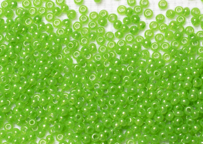 Бисер Чехия круглый 10/0 500г 17156 зелёный