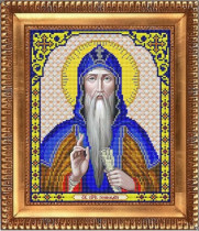 Рисунок на ткани для вышивки бисером И-4177 Святой Геннадий 20х24,5см