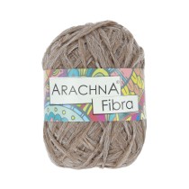 Пряжа ARACHNA " Fibra" 100% полиэфир 10 * 50г 200 м №07 бежевый меланж. Цена за упаковку 10 шт