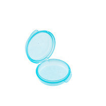  Туба пластик T- 01 6 шт голубой\ прозрачный