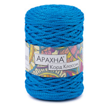 Пряжа ARACHNA " Cord Classic" 100% полиэфир 3 * 200 г ± 10 г 100 м №21 яр. голубой. Цена за упаковку 3 шт