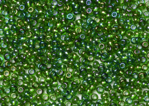 Бисер Чехия круглый 10/0 50г 51120 зелёный/меланж