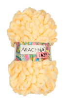 Пряжа ARACHNA "LAZY" 100% микрополиэстер 5 * 100 г 8.5 м №10 св.желтый. Цена за упаковку 5 шт