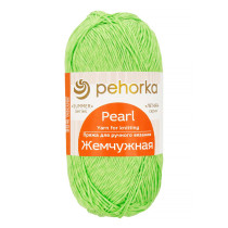 Пряжа Пехорская ПТ " Жемчужная" 50% хлопок, 50% вискоза 100 г 425 м №065 экзотика. Цена за упаковку 5 шт