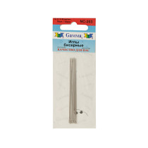 " Gamma" Иглы бисерные сталь NC- 203 d 0. 7 мм 10 шт d 0. 7 мм