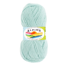 Пряжа ALPINA " KLEMENT" 80% альпака, 20% мериносовая шерсть 4 * 50г 300 м №25 св. бирюзовый. Цена за упаковку 4 шт