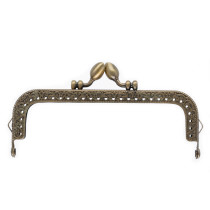 " Gamma" FER- 16 Застежка для сумки " фермуар" 12. 5 x 4. 5 см 1 шт. №02 под состаренную бронзу