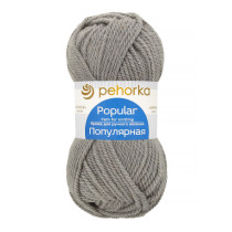 Пряжа Пехорская ПТ " Популярная" 50% шерсть, 50% акрил 100 г 133 м №276 перламутр. Цена за упаковку 10 шт