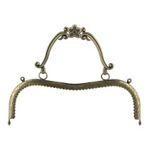 " Gamma" FER- 05 Застежка для сумки " фермуар" 20. 5 x 7 см 1 шт. №02 под состаренную бронзу