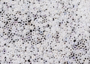 Бисер Чехия круглый 10/0 500г 57205 белый/меланж