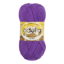 Пряжа ADELIA " AURA" 100% акрил 10 * 50г 250 м №069 сиреневый. Цена за упаковку 10 шт