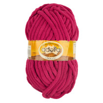 Пряжа ADELIA " DOLLY" 100% полиэстер 5 * 100 г 40 м №25 яр. розовый. Цена за упаковку 5 шт