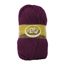 Пряжа ADELIA " RADA" 100% акрил 10 * 100 г 80 м №020 лиловый. Цена за упаковку 10 шт