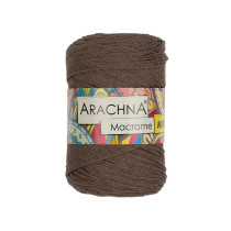 Пряжа ARACHNA " Macrame Mini" 80% хлопок, 20% полиэстер 4 * 250г 200 м №26 св. коричневый. Цена за упаковку 4 шт