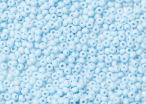 Бисер Чехия круглый 10/0 500г 63000m голубой матовый