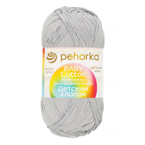 Пряжа Пехорская ПТ " Детский хлопок" 100% мерсеризованный хлопок 100 г 330 м №276 перламутр. Цена за упаковку 5 шт