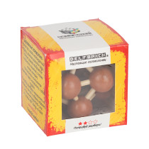 "DELFBRICK" DLS-14 Головоломка деревянная "Молекула" 40 элемент.