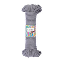 Пряжа ARACHNA " ZABAVA" 51% хлопок, 49% полиэстер 3 * 330 г ± 10 г 25 м №104 серый. Цена за упаковку 3 шт.