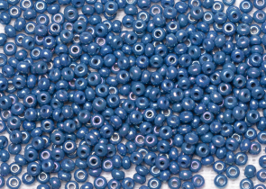 Бисер Чехия круглый 10/0 500г 34220 голубой/меланж